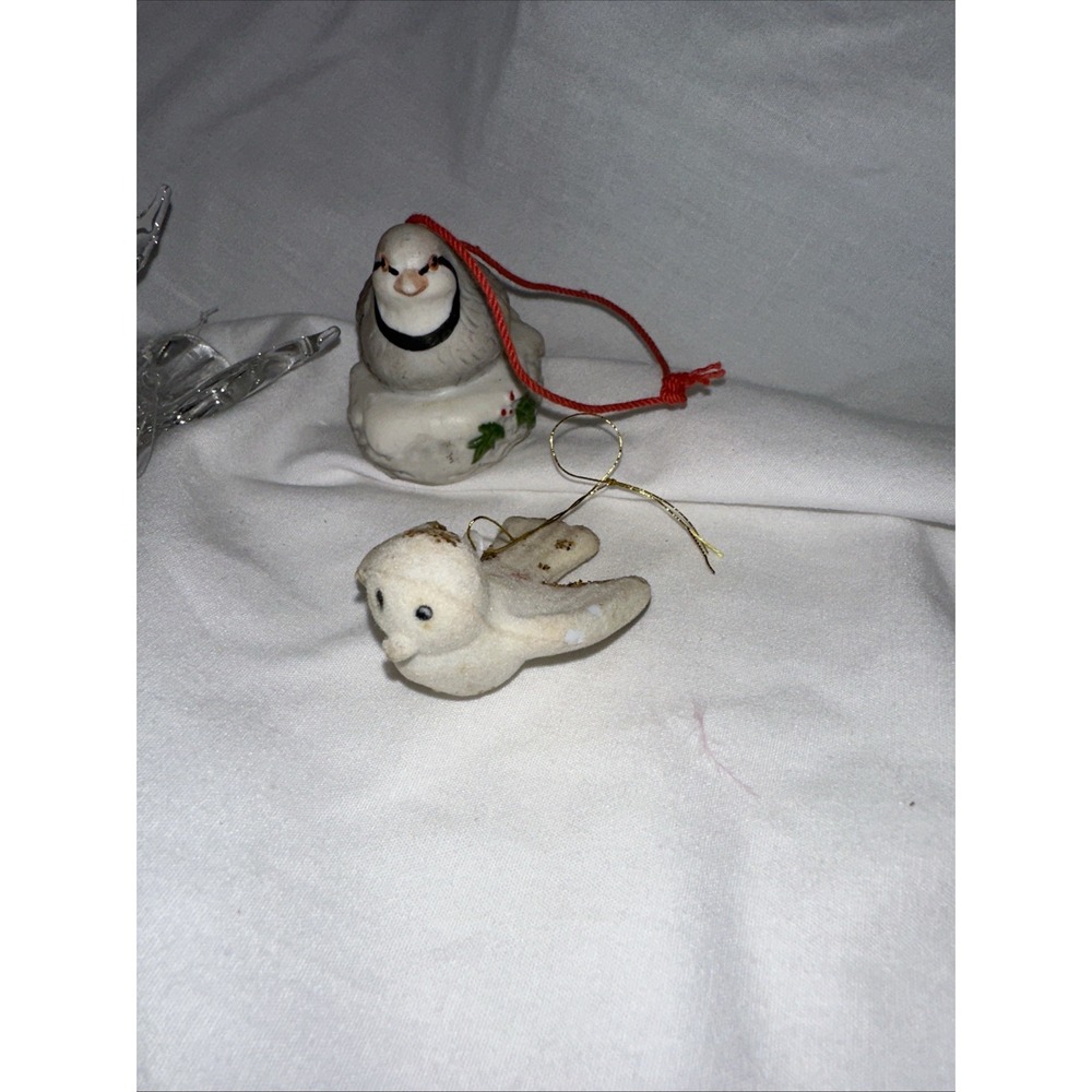 Lot Of 3 Vintage Bird Ornaments - Picture 2 of 6
